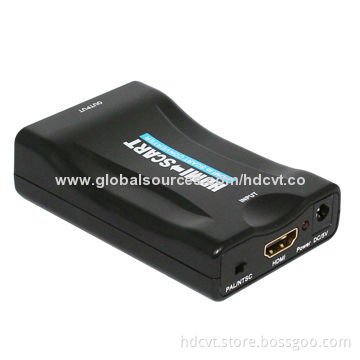 MHL+HDMI to SCART Converter, Up to 1,920*1,080P Input ResolutionNew